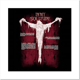 T-shirt design on my solitude Posters and Art